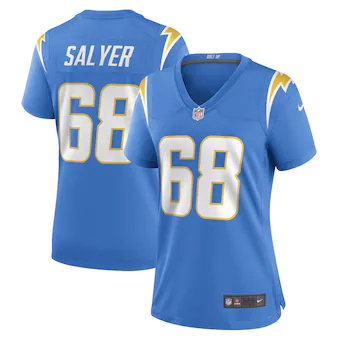 womens nike jamaree salyer powder blue los angeles chargers